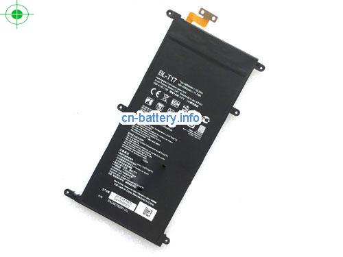 3.8V LG BL-T17 电池 4800mAh, 18.2Wh 