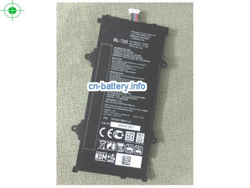 3.8V LG BL-T20 电池 4800mAh, 18.2Wh 