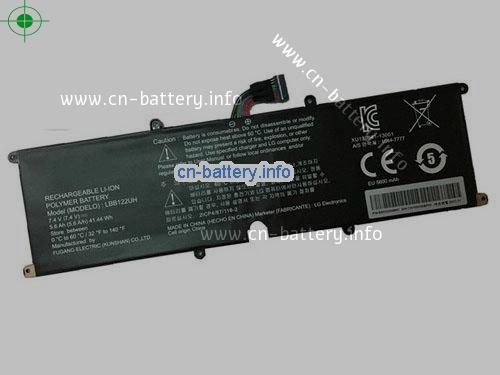 7.4V LG LBB122UH 电池 5600mAh, 41.44Wh 