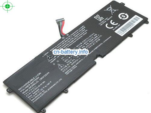 7.6V LG LBG722VH 电池 4000mAh, 30Wh 