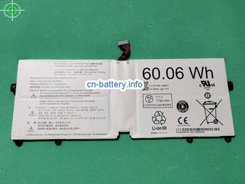 7.7V LG 2ICP545114-2 电池 7800mAh, 60.06Wh 