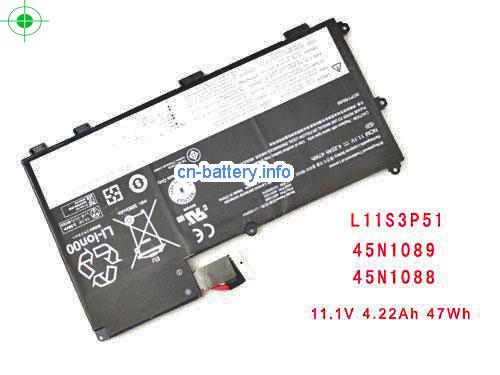 45n1089 45n1088 L11s3p51 电池   Lenovo Thinkpad T430u 4.22ah 47wh 