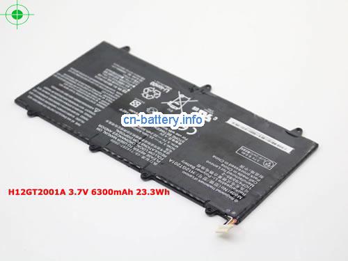 3.7V LENOVO H12GT2001A 电池 6300mAh, 23.3Wh 