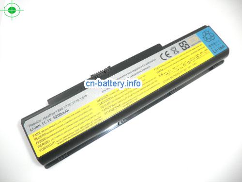 11.1V LENOVO IDEAPAD Y530 SERIES Battery 5200mAh