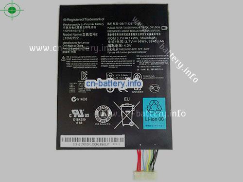 3.7V LENOVO L10M2P22 电池 3840mAh, 14Wh 