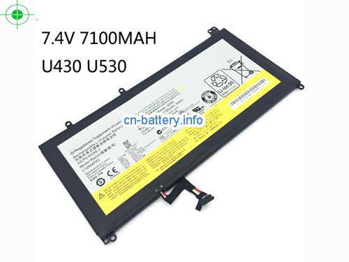 7.4V LENOVO 2ICP6/55/85-2 电池 7100mAh, 52Wh 