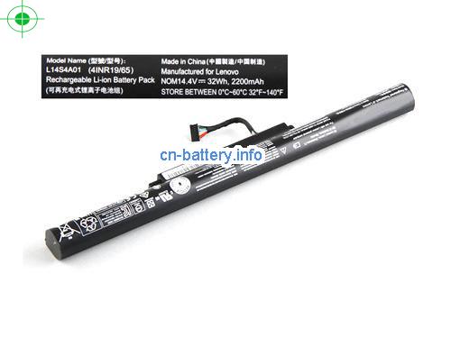 14.4V LENOVO 5B10H13099 电池 2200mAh, 32Wh 