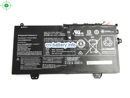 7.6V LENOVO L14L4P71 电池 4680mAh, 34Wh 