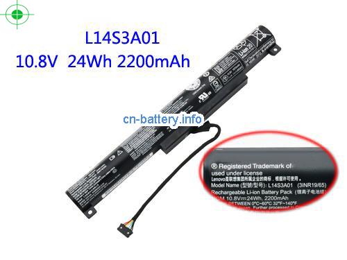 10.8V LENOVO 5B10K10177 电池 2200mAh, 24Wh 