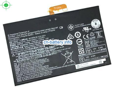 3.8V LENOVO YOGA BOOK YB1-X90L Battery 8500mAh