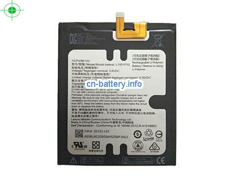 3.8V LENOVO L15D1P32 电池 4250mAh, 16Wh 