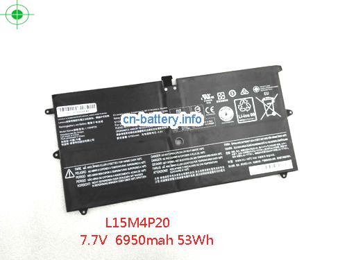 7.66V LENOVO L15M4P20 电池 7000mAh, 53.5Wh 