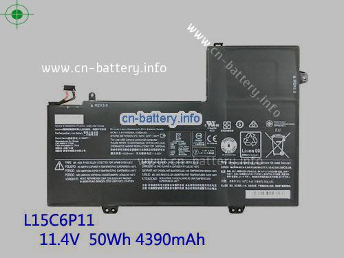 11.4V LENOVO L15C6P11 电池 4390mAh, 50Wh 