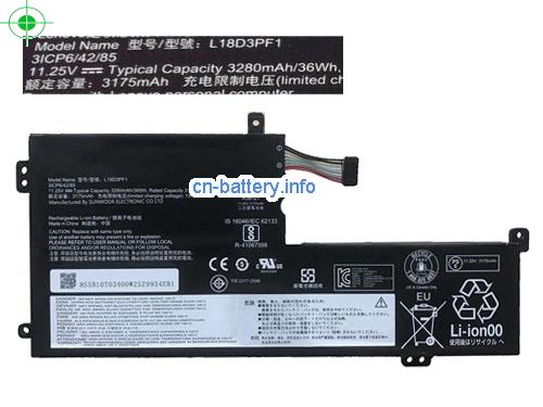 原厂 Lenovo L18d3pf1 电池 可充电 5b10t03400 Li-polymer 36wh 