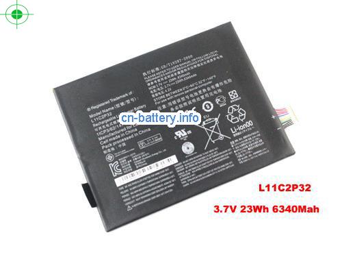 3.7V LENOVO 1ICP556120-2 电池 6340mAh, 23Wh 