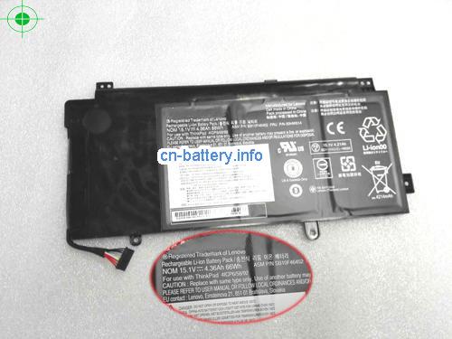 15.1V LENOVO ASM SB10F46452 电池 66Wh, 4.36Ah