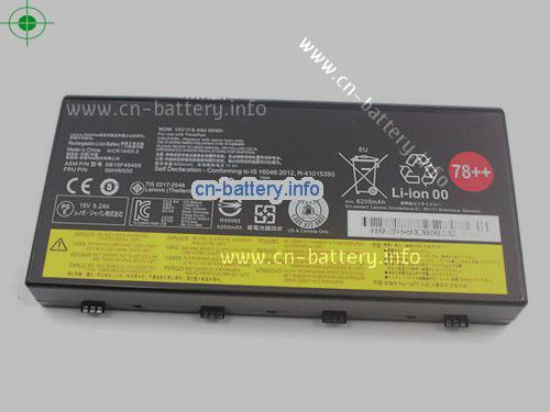 15V LENOVO THINKPAD P71(20HKA000CD) Battery 6400mAh