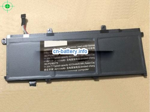 11.52V LENOVO L18C3P73 电池 4345mAh, 51Wh 