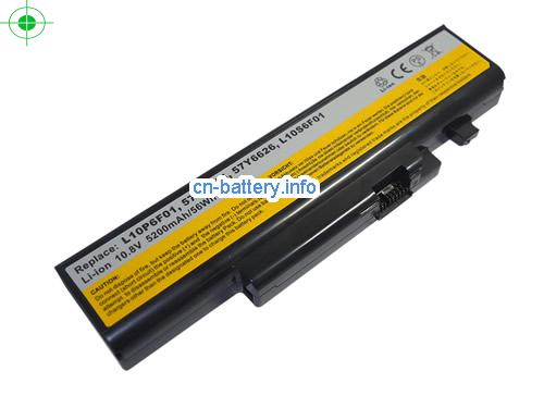 10.8V LENOVO 57Y6625 电池 5200mAh, 56Wh 