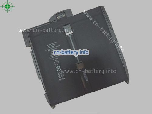 3.75V APPLE 616-0478 电池 6600mAh, 24.8Wh 