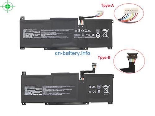 11.4V MSI BTY-M491 电池 4600mAh, 52.4Wh 