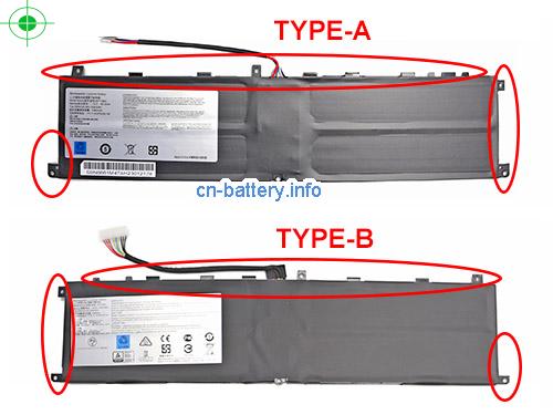 15.2V MSI P75 CREATOR 9SE-444TW Battery 5380mAh