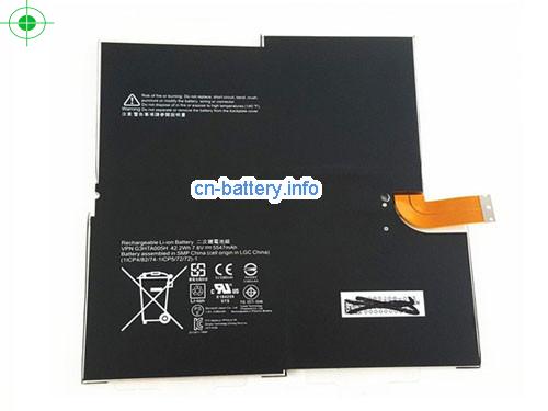 7.6V MICROSOFT MS011301-PLP22T02 电池 5547mAh, 42Wh 