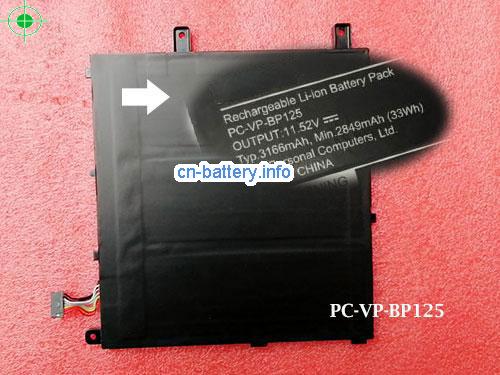 11.52V NEC PC-VP-BP125 电池 3166mAh, 33Wh 