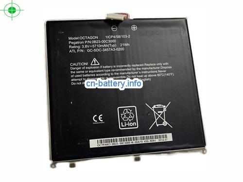 3.8V OTHER GC-SDC-3457A3-0200 电池 5710mAh, 21Wh 