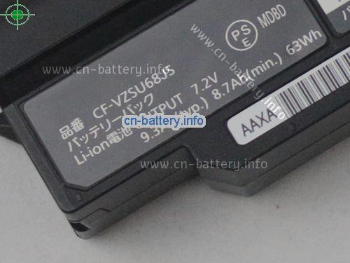 7.2V PANASONIC CF-J10 Battery 9300mAh