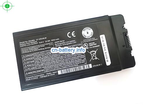 10.8V PANASONIC CF-VZSUOLW 电池 3050mAh, 33Wh 