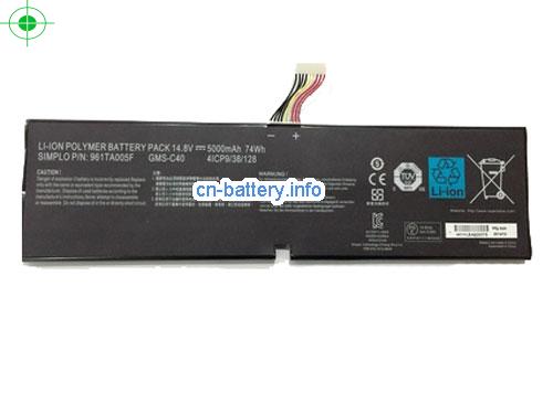 14.8V RAZER RZ09-0099 电池 5000mAh, 74Wh 