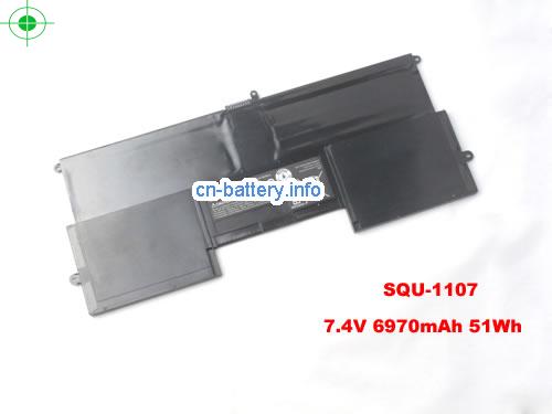 7.4V SIMPLO SQU-1107 电池 6970mAh, 51Wh 