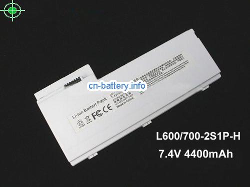 7.4V NETBOOK L600 电池 4400mAh, 29.6Wh 