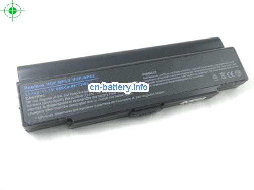 11.1V SONY VAIO VGN-AR290FG Battery 6600mAh