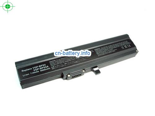 7.4V SONY VAIO VGN-TX72B/B Battery 6600mAh