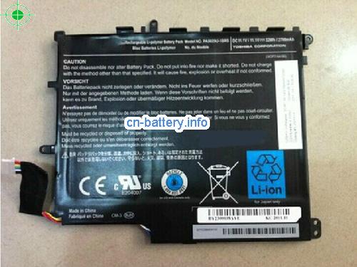 11.1V TOSHIBA PA5029U 电池 2700mAh, 32Wh 