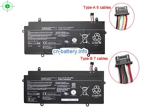 14.8V TOSHIBA PORTEGE Z30-BSMBN22 Battery 3380mAh