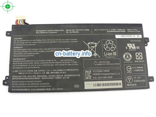 11.1V TOSHIBA P30W-B-10E Battery 2280mAh