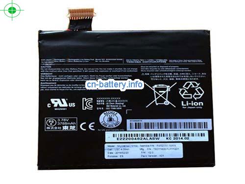 3.7V TOSHIBA WT8PE-B Battery 3788mAh