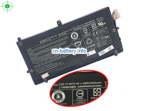 11.4V TOSHIBA PA5242U-1BRS 电池 3655mAh