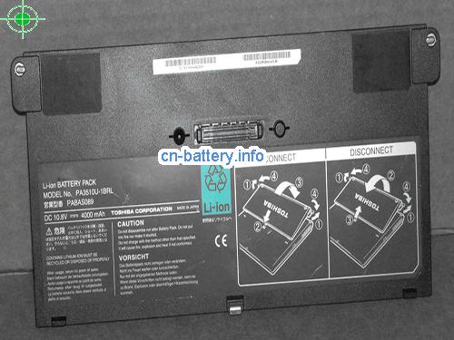 10.8V TOSHIBA PORTEGE M400-104 Battery 4000mAh