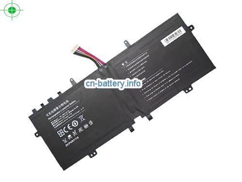 7.6V UTL UTL-3987118-2S 电池 6000mAh, 45.6Wh 