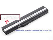 ASUS A52 SERIES 替代电池 Li-ion 14.4V 4400mAh, 63Wh 