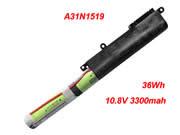 ASUS R540UB-GQ603T 替代电池 Li-ion 10.8V 2600mAh, 29Wh 