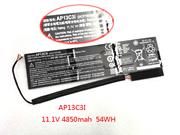 ACER ASPIRE P3-131 替代电池 Li-Polymer 11.1V 4850mAh, 54Wh 