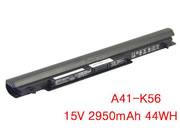 原厂 ASUS A41-K56 笔记本电脑电池 Li-ion 15V 2950mAh, 44Wh 