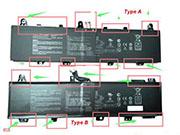 原装ASUS ROG ZEPHYRUS DUO 15 GX550LWS-HF085T 电池Li-Polymer 15.4V 5675mAh, 90Wh 