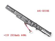 原装ASUS VIVOBOOK F751NA-TY017T 电池Li-ion 15V 2950mAh, 44Wh 