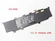 原厂 ASUS C31-X402 笔记本电脑电池 Li-Polymer 11.1V 4000mAh, 44Wh 